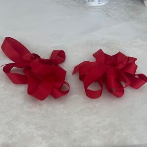 2  Christen Louboutin Red Shoe Box Ribbons